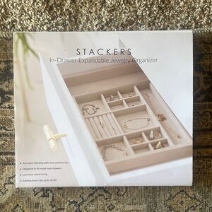 The Container Store Stackers White Jewelry Organizer